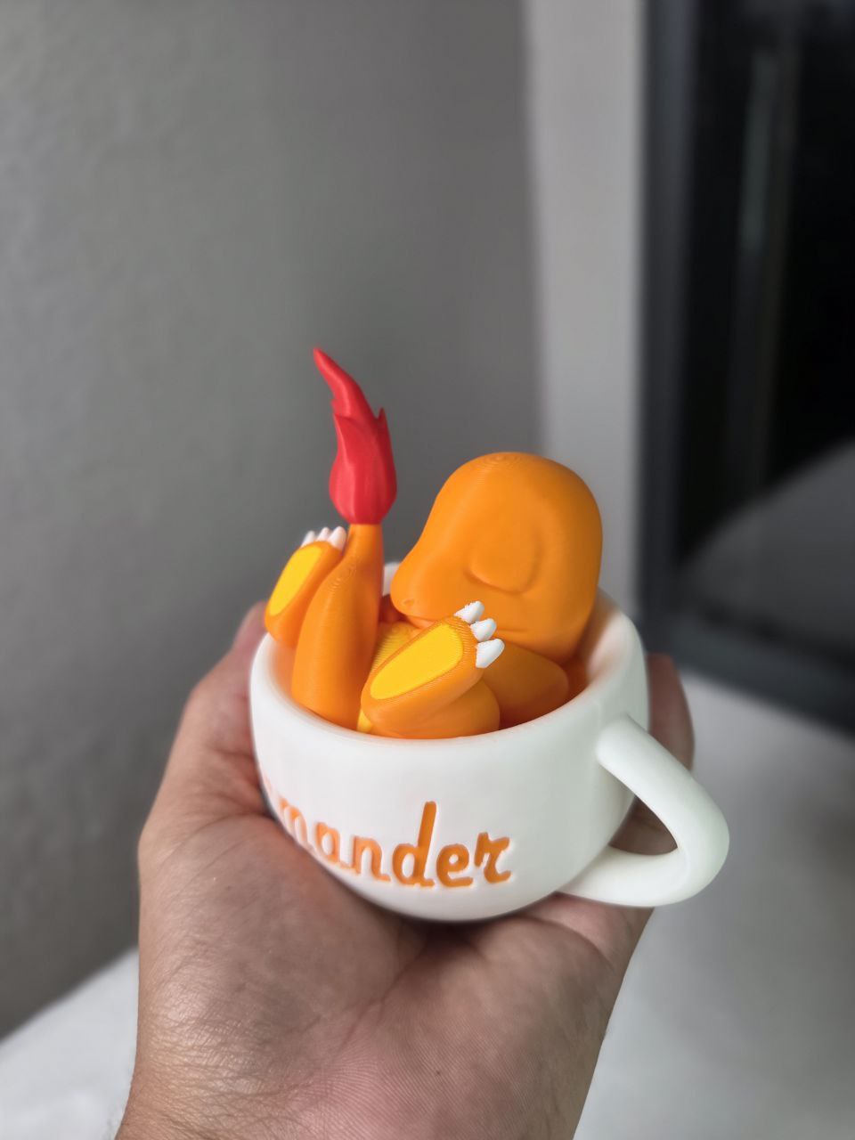 Miniaturas Pokémon en Taza | Figura 3D Coleccionable Charmander