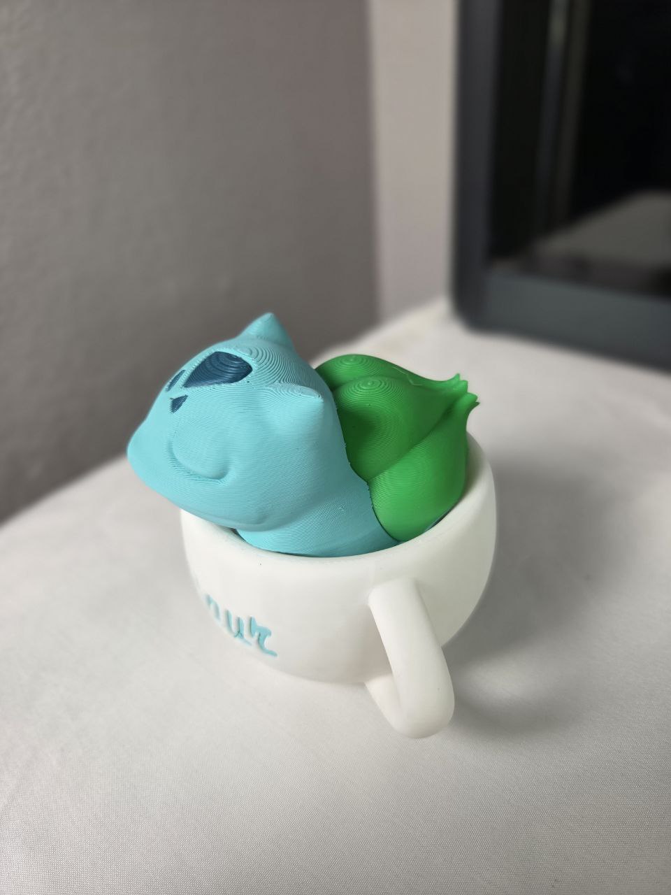 Miniaturas Pokémon en Taza | Figura 3D Coleccionable Bulbasaur