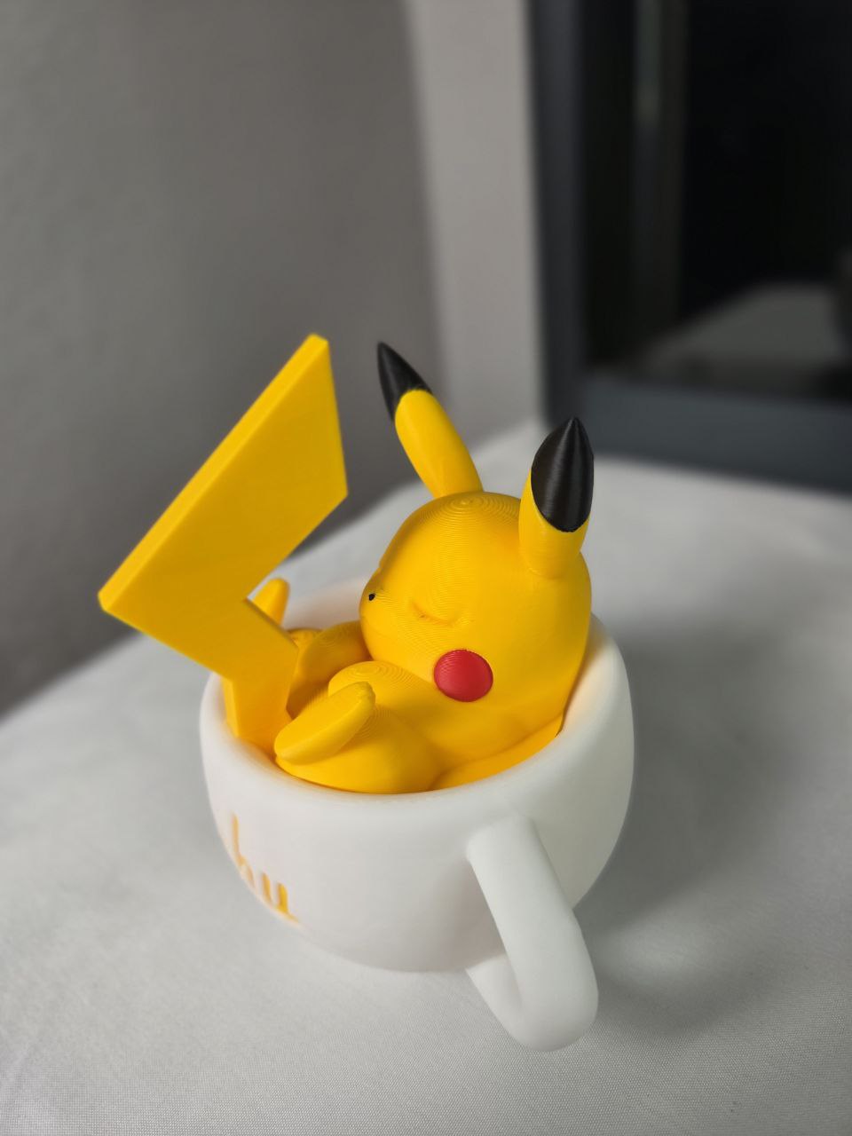 Miniaturas Pokémon en Taza | Figura 3D Coleccionable Pikachu