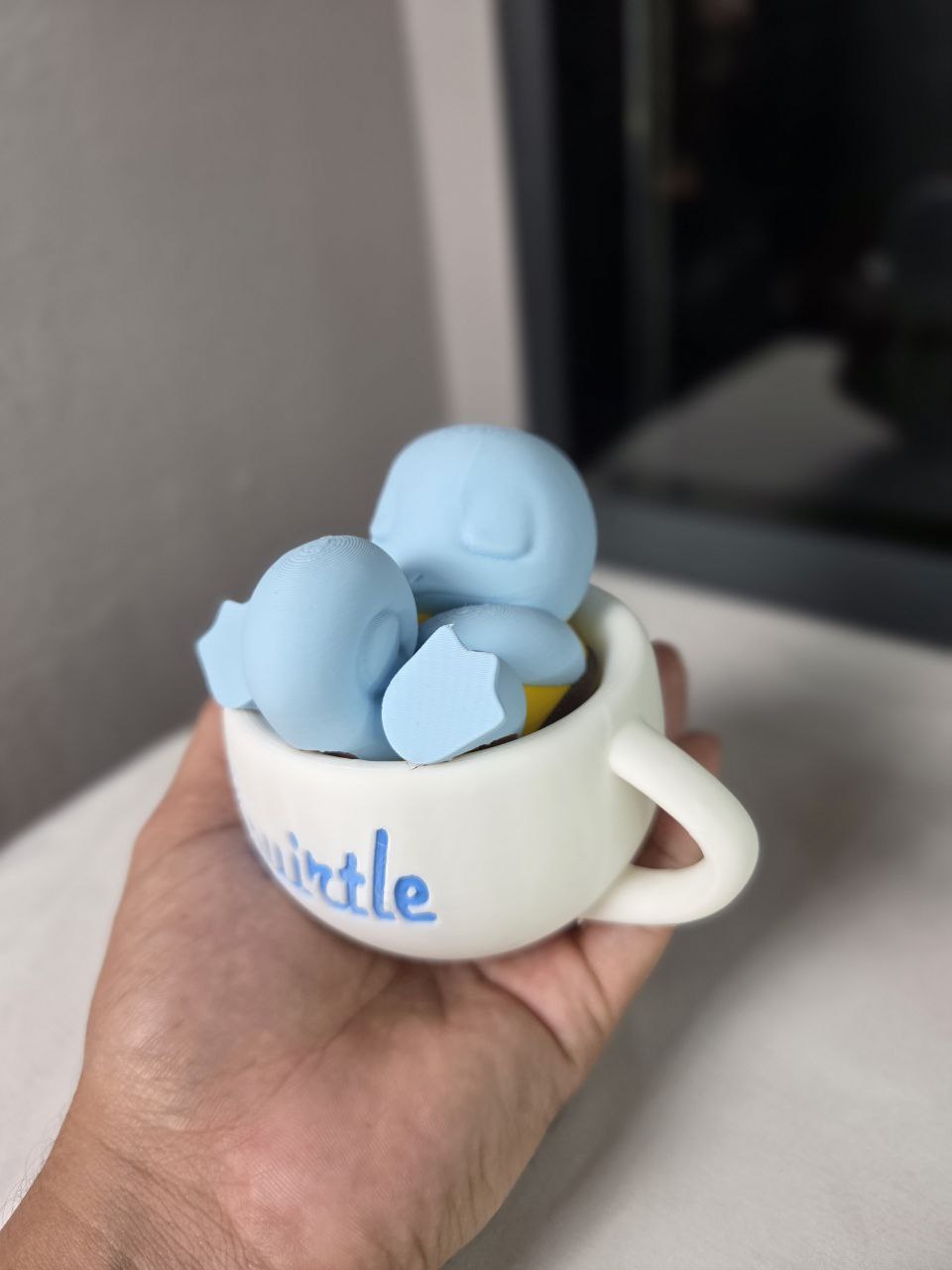 Miniaturas Pokémon en Taza | Figura 3D Coleccionable Squirtle